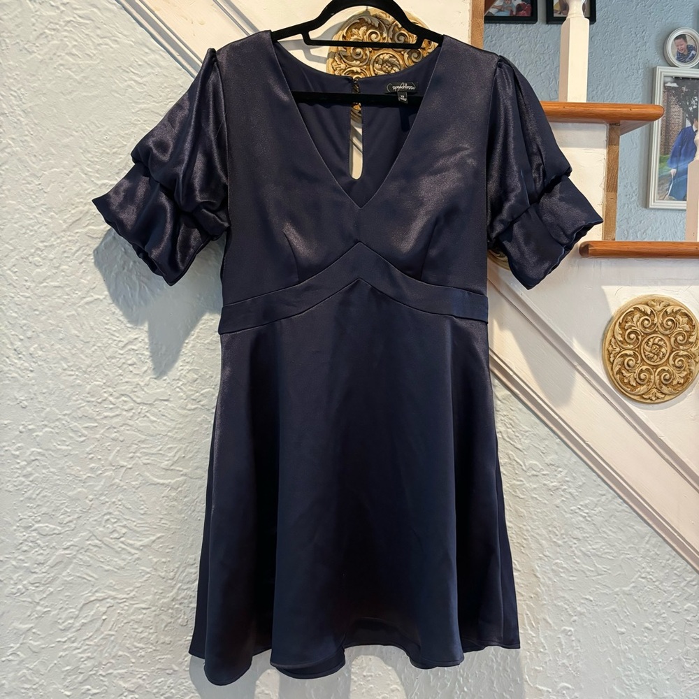 Navy Skater Dress